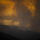 A wildfire burns next to Lake Cachuma on July 9, 2017 near Santa Barbara, California. Image via Getty.